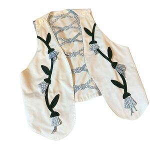 Handmade reversible Embroidered Vest